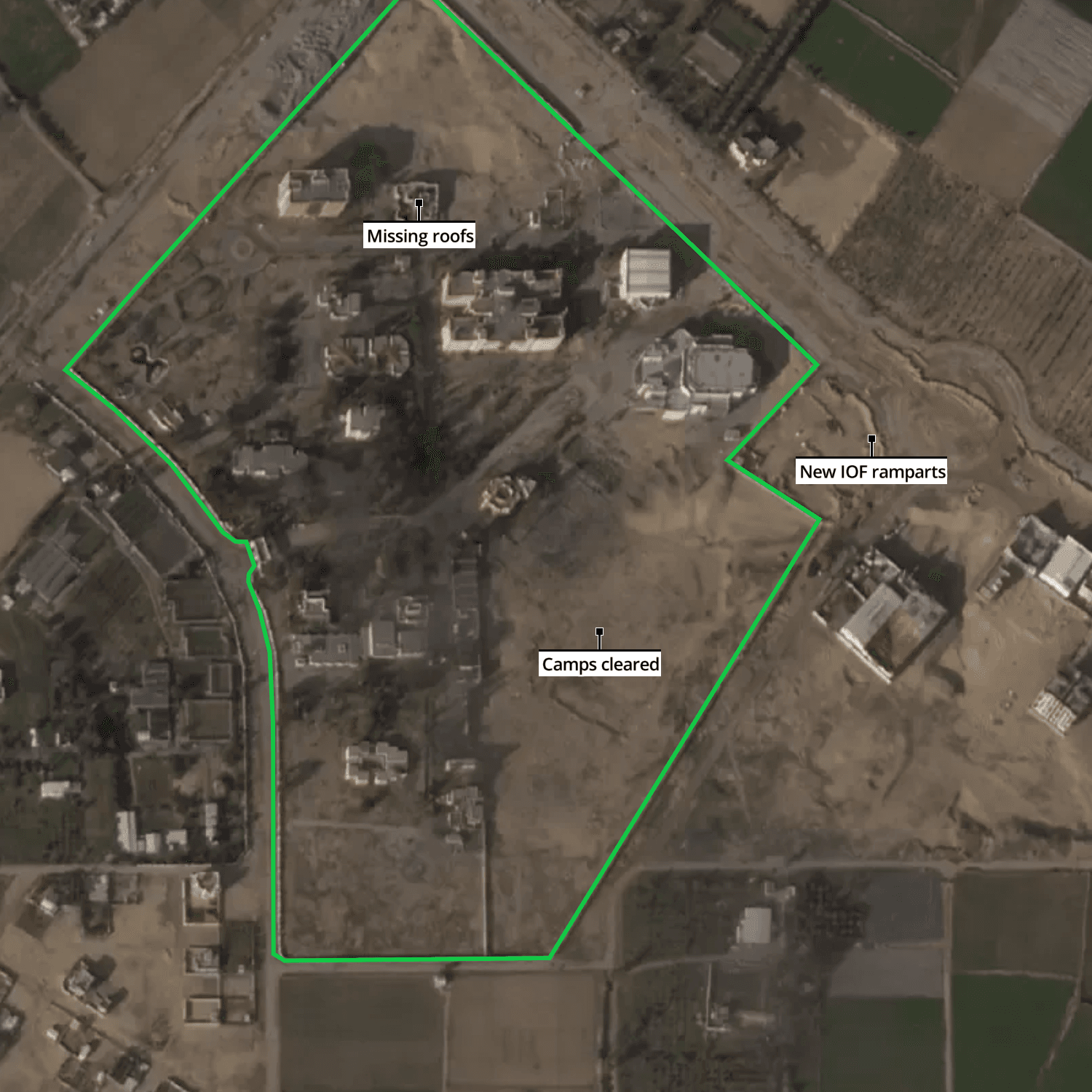 Screenshot of the labels on sattelite imagery.