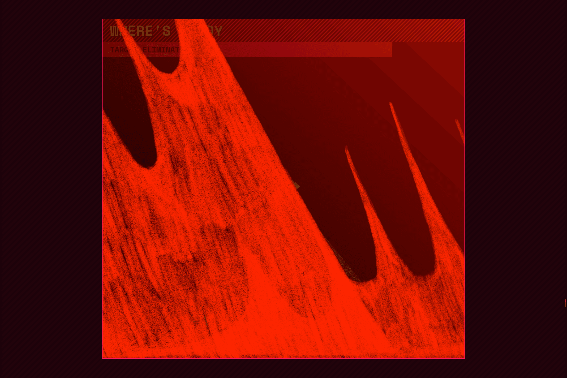 Screenshot of the animated bombin effect in the story